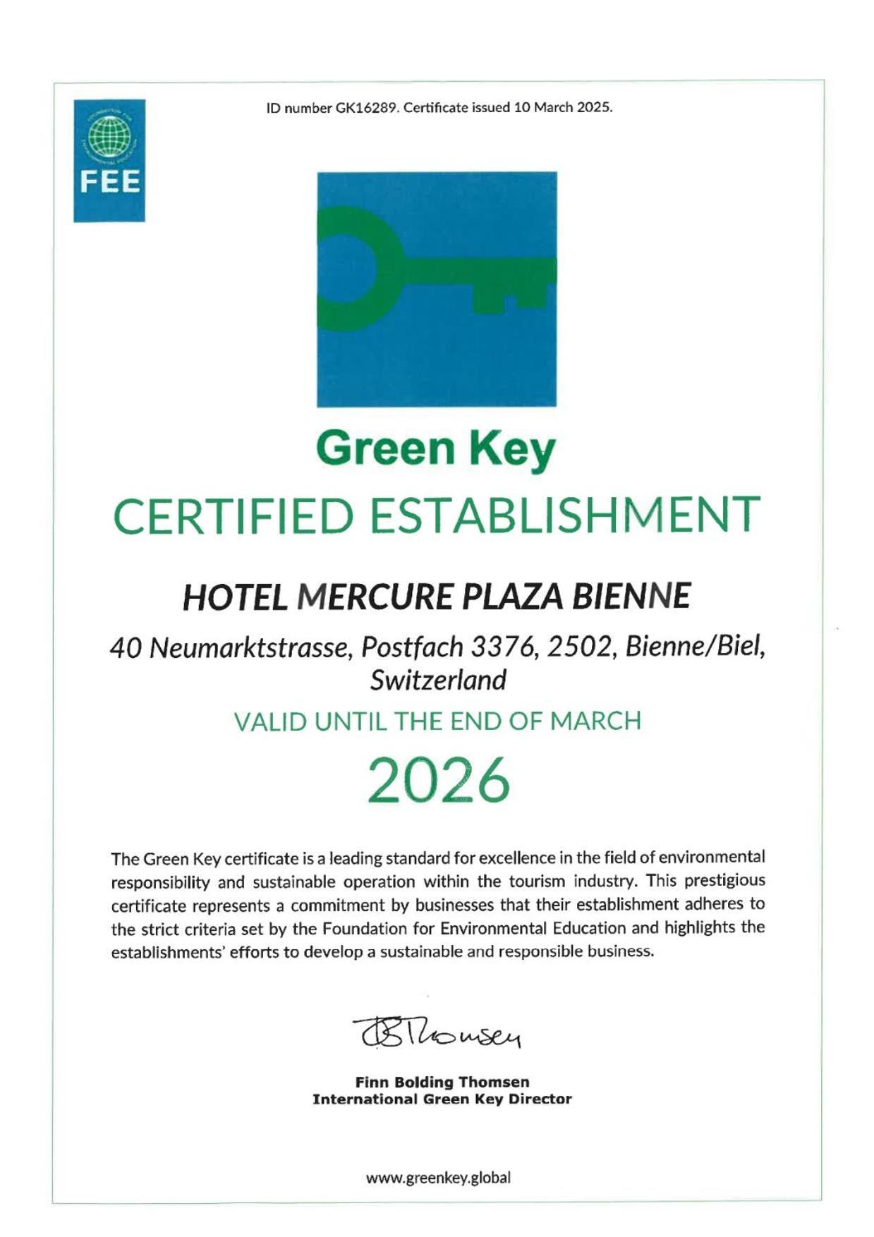 Mercure Biel Kültér fotó